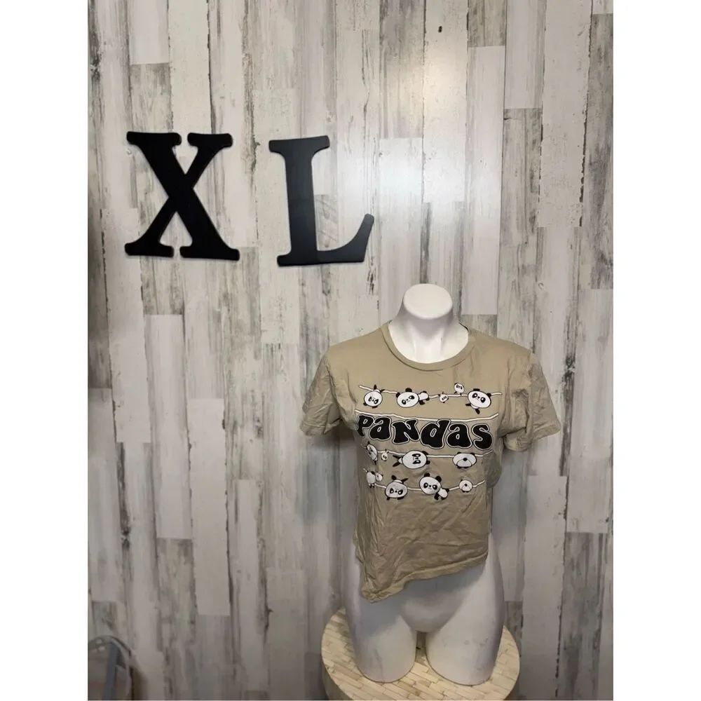Brown crop top